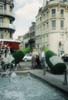 Die Stadt Troyes mit einfallsreichen Blumenanbau